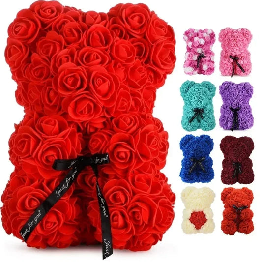 Forever Rose Teddy Bear Gift