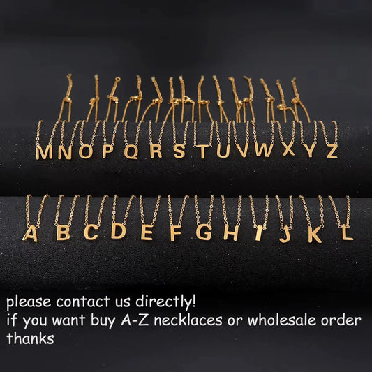 Cazador Minimalist Initial Signature Necklace