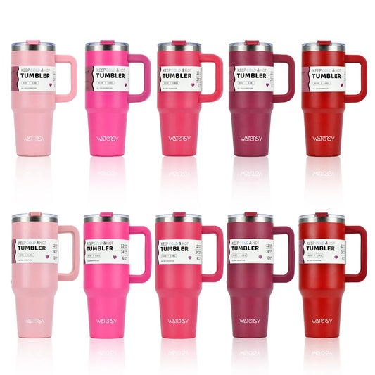 HydroGrip Stainless Travel Tumbler With Handle