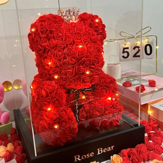 Forever Rose Teddy Bear Gift